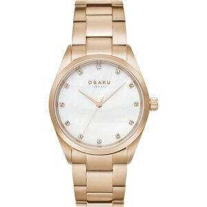 Obaku Women's Classic White Dial Watch - V263LXVWSV